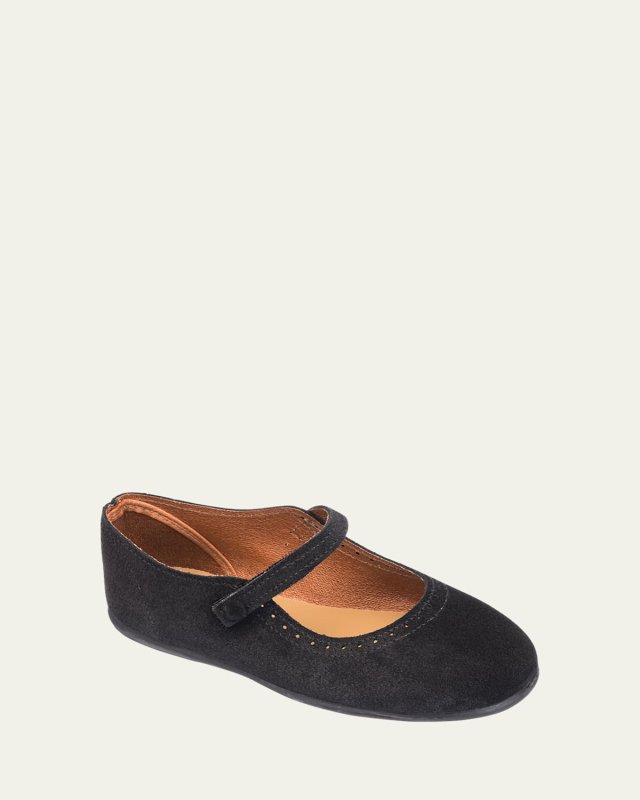 Girl's Suede Mary Jane Shoes, Baby/Toddler/Kids